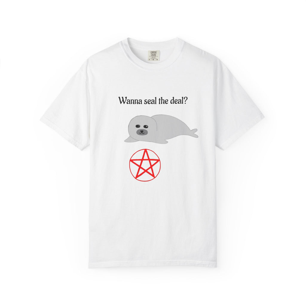 Wanna Seal the Deal? Cute Seal Pentagram T-Shirt