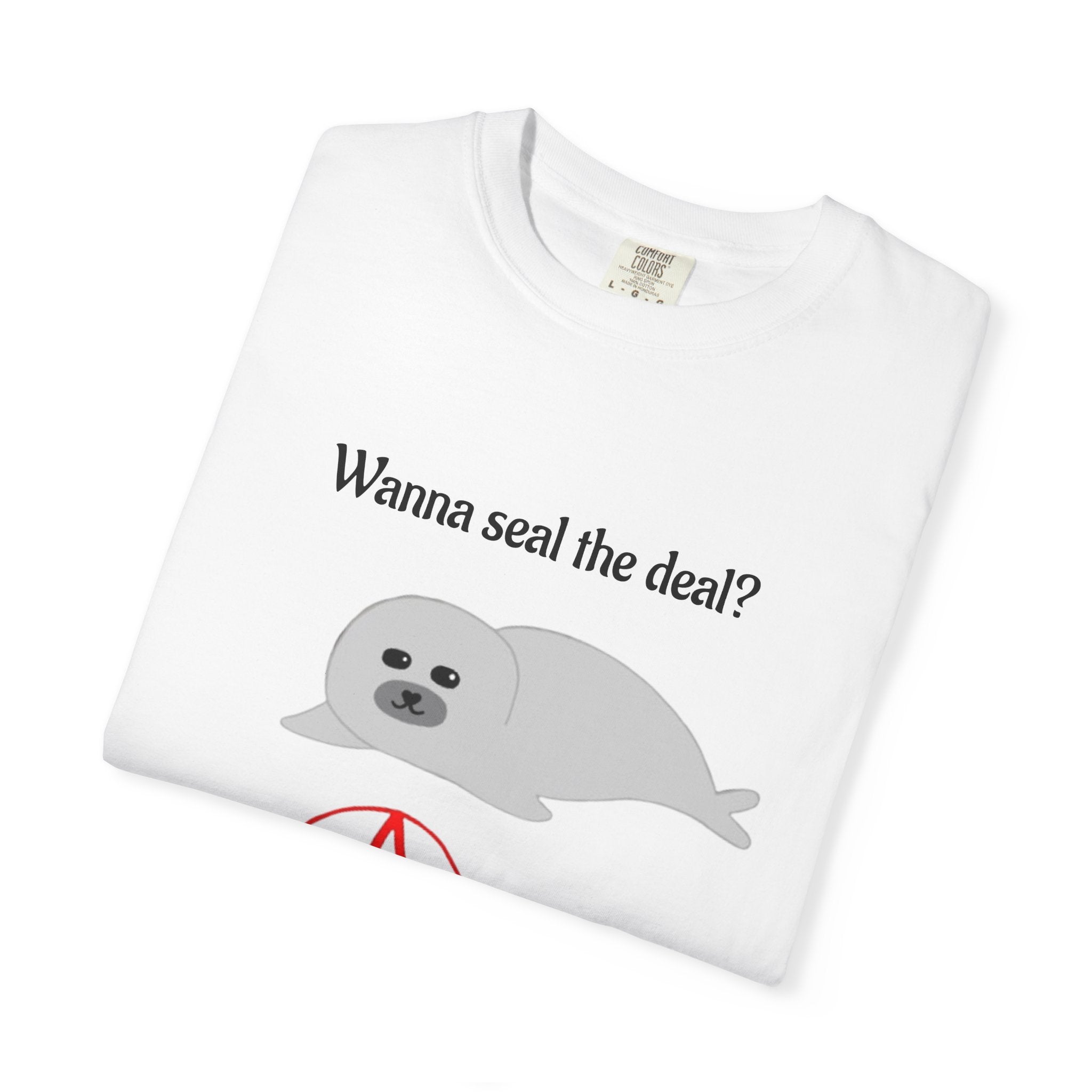 Wanna Seal the Deal? Cute Seal Pentagram T-Shirt